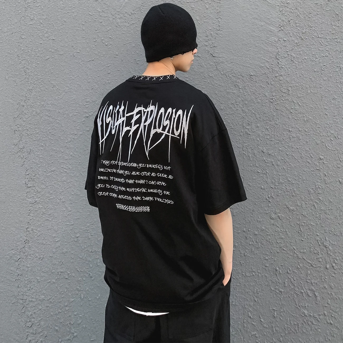 Gothcore Visual Explosion Cotton Tee - Image 3