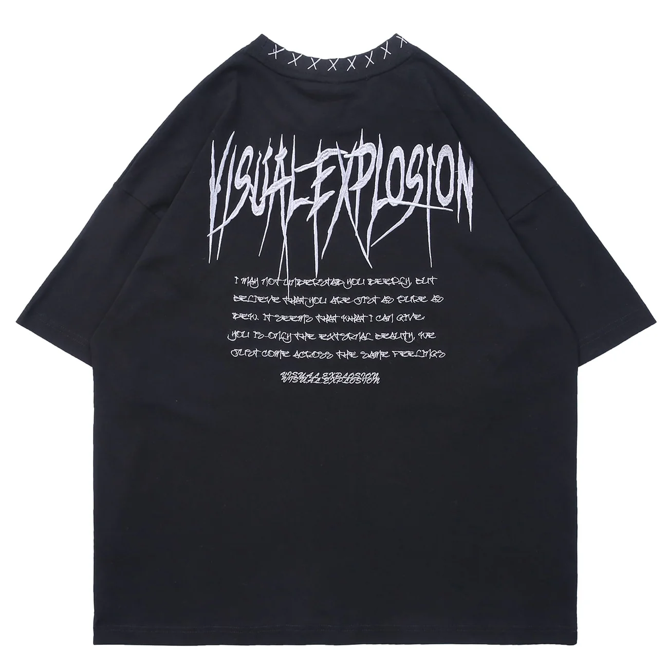 Gothcore Visual Explosion Cotton Tee - Image 6