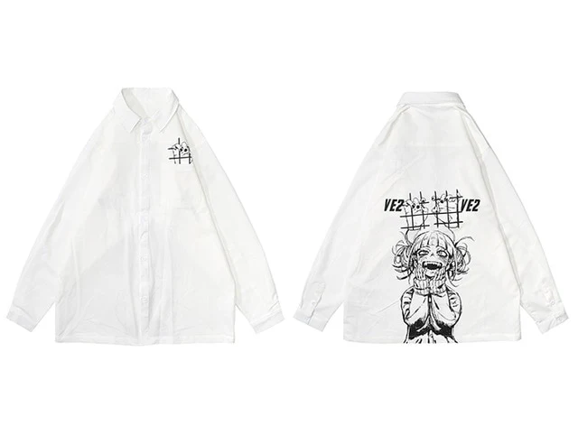 Himiko Toga Long Sleeve Button Up - Image 7
