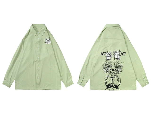 Himiko Toga Long Sleeve Button Up - Image 9