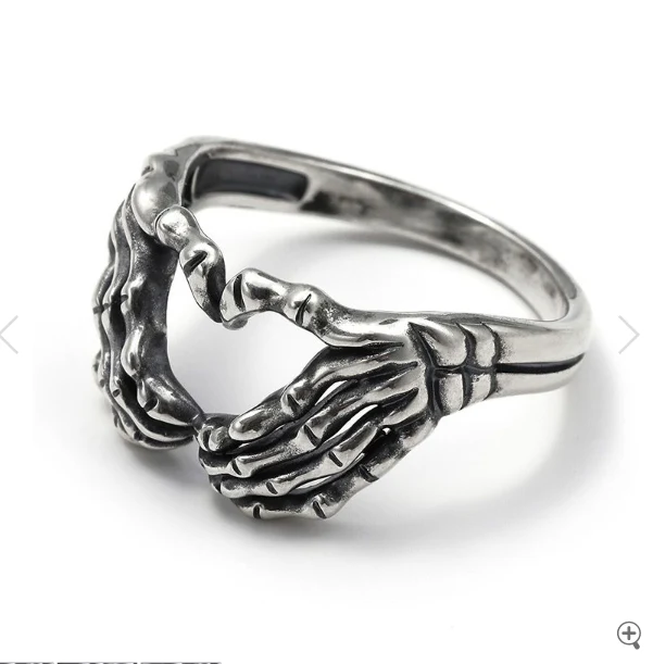 Love and Death Metal Signet Ring - Image 10