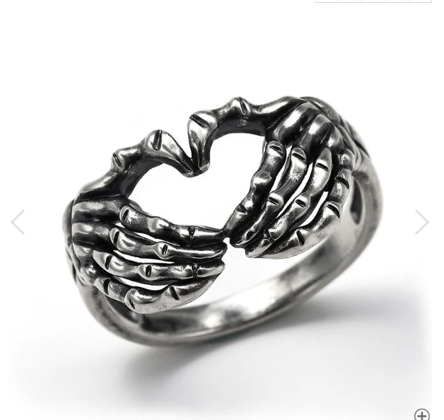 Love and Death Metal Signet Ring - Image 11