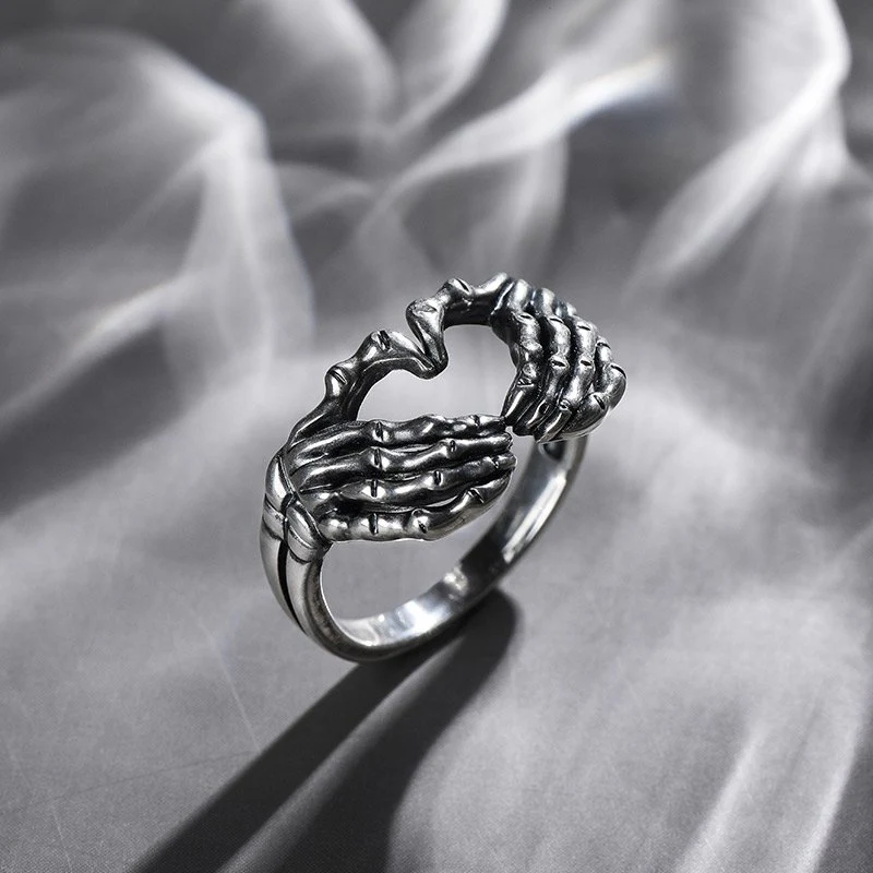 Love and Death Metal Signet Ring - Image 6