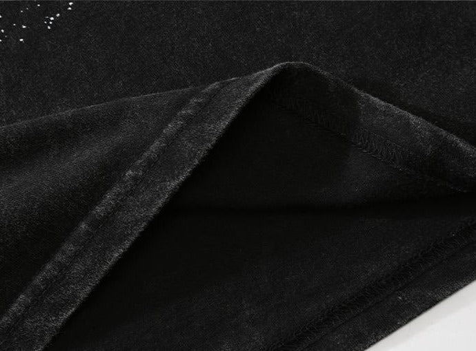 Money Makes Acid Wash Cotton Tee - Image 13