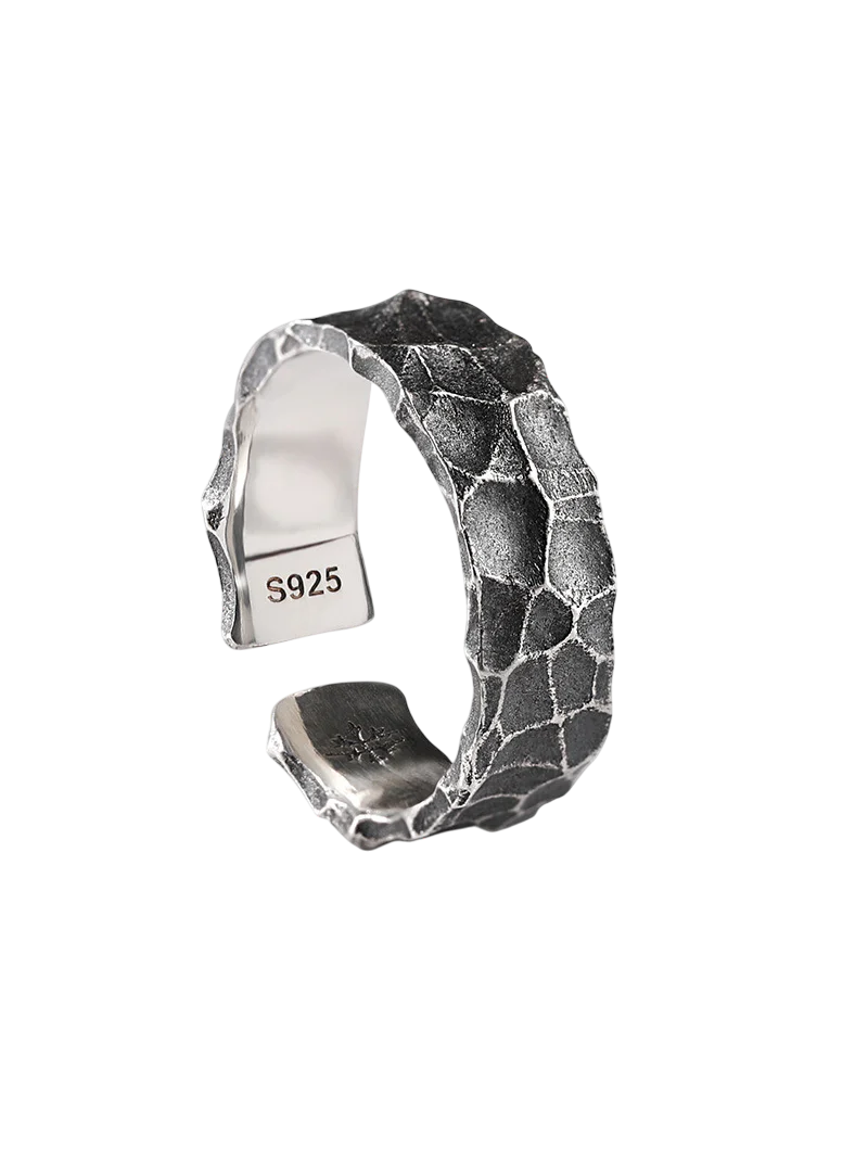 Rigid Stone Metal Ring - Image 5