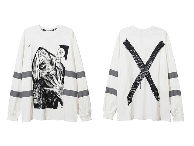 Seidou Takizawa Aesthetic Long Sleeve Tee - Image 12