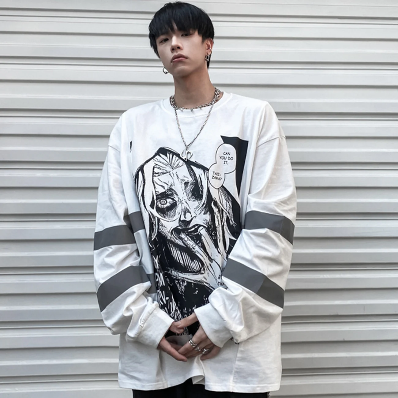 Seidou Takizawa Aesthetic Long Sleeve Tee - Image 5