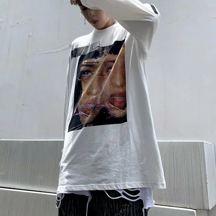 Surreal Reality Long Sleeve Cotton Tee - Image 6